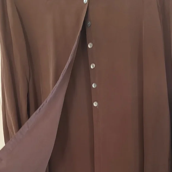 Simply Couture Deep Brown Blouse - Picture 4 of 4